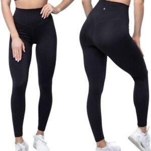 Balance Athletica Ascend Pant Midnight Black Stretch Leggings Gym Run Women S